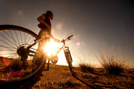 Fahrrad fahren im Sommer Fahrrad fahren im Sommer