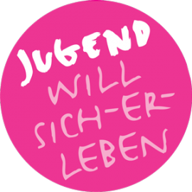 Logo Kampagne jugend will sich-erleben Logo Kampagne jugend will sich-erleben